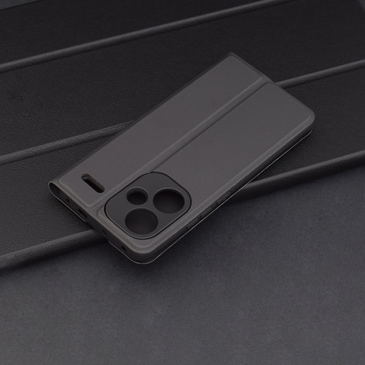 Ovitek za Xiaomi Redmi Note 13 Pro+, Techsuit, Magskin Book, Črn