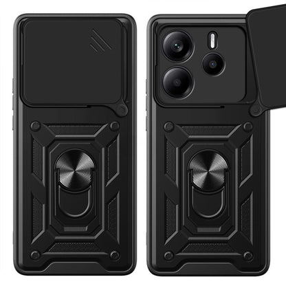 Ovitek za Xiaomi Redmi Note 14 4G (Regional), Techsuit, CamShield, Zelen