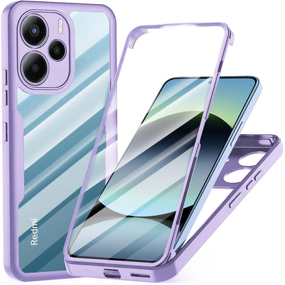 Ovitek za Xiaomi Redmi Note 14 4G (Standard), Techsuit, ColorVerse 360, Vijolična
