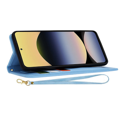 Ovitek za Xiaomi Redmi Note 14 4G (Standard), Techsuit, FlipCraft, modra
