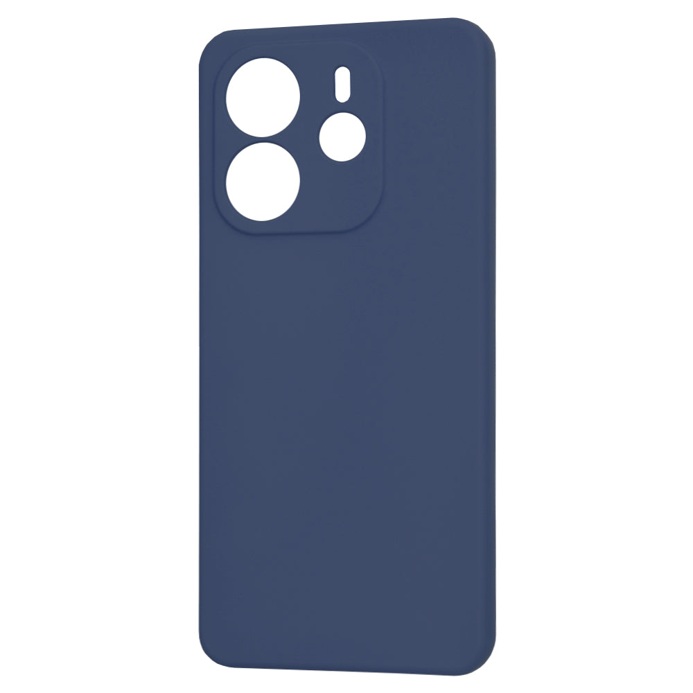 Ovitek za Xiaomi Redmi Note 14 4G (Standard), Techsuit, SoftFlex, Temno moder