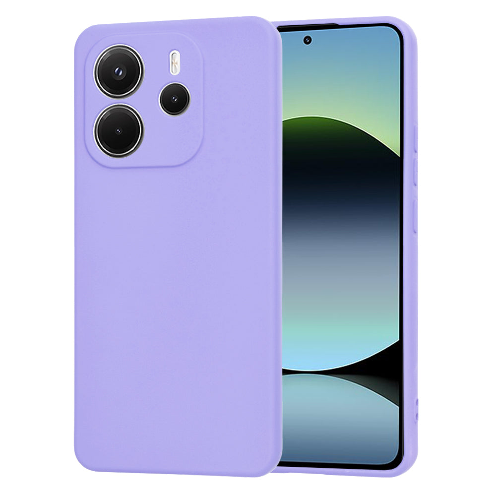 Ovitek za Xiaomi Redmi Note 14 4G (Standard), Techsuit, SoftFlex, Svetlo vijoličen