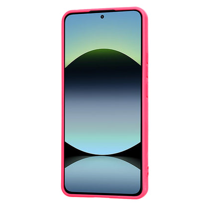 Ovitek za Xiaomi Redmi Note 14 4G (Standard), Techsuit, SoftFlex, Temno roza