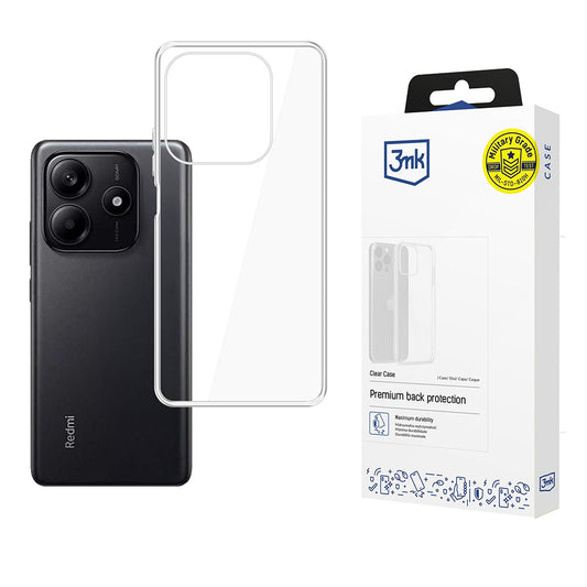Ovitek za Xiaomi Redmi Note 14 5G, 3MK, Jasno, Prosojno