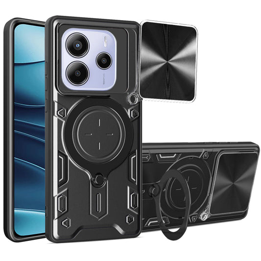 Ovitek za Xiaomi Redmi Note 14 5G, Techsuit, CamGuard Pro, Črn