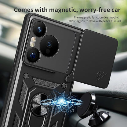 Ovitek za Xiaomi Redmi Note 14 5G, Techsuit, CamShield, Črn