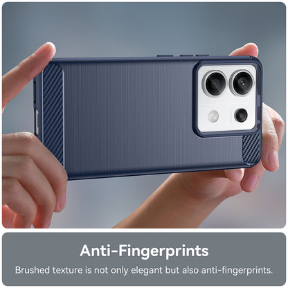 Ovitek za Xiaomi Redmi Note 14 5G, Techsuit, Karbon, Črn