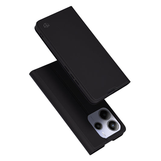 Ovitek za Xiaomi Redmi Note 14 5G, Techsuit, Magskin Book, Črn