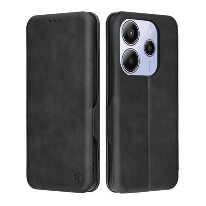 Ovitek za Xiaomi Redmi Note 14 5G, Techsuit, Safe Wallet Plus, Črn