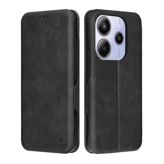 Ovitek za Xiaomi Redmi Note 14 5G, Techsuit, Safe Wallet Plus, Črn