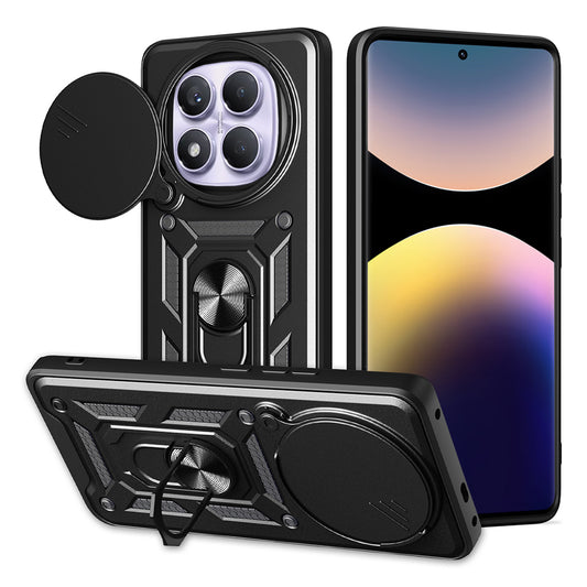 Ovitek za Xiaomi Redmi Note 14 Pro 4G, Techsuit, CamShield, Črn