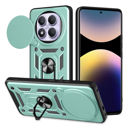 Ovitek za Xiaomi Redmi Note 14 Pro 4G, Techsuit, CamShield, Zeleno