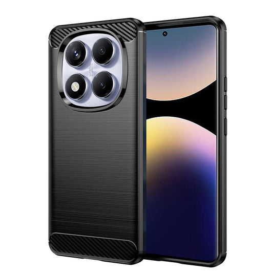Ovitek za Xiaomi Redmi Note 14 Pro 4G, Techsuit, Karbon, Črn