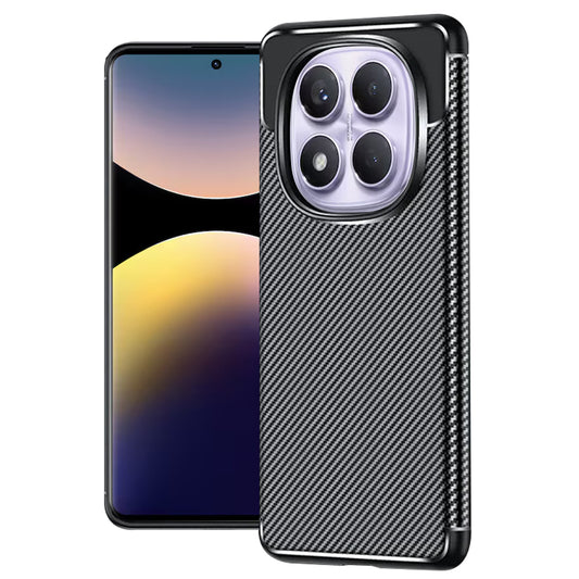 Ovitek za Xiaomi Redmi Note 14 Pro 4G, Techsuit, CarbonFiber, Črn