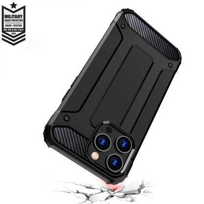 Case for Xiaomi Redmi Note 14 Pro 4G, Techsuit, Hybrid Armor, Black