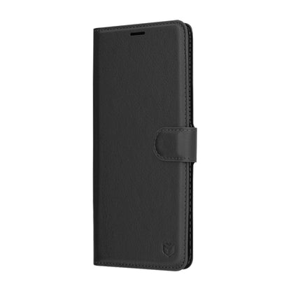 Case for Xiaomi Redmi Note 14 Pro 4G, Techsuit, Leather Folio, Black