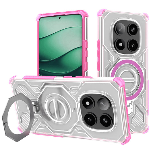 Case for Xiaomi Redmi Note 14 Pro+ 5G, Techsuit, Carbon Shield Pro, Pink