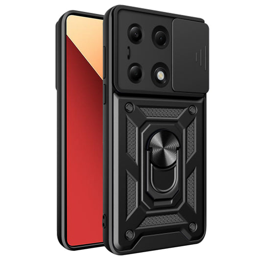 Ovitek za Xiaomi Redmi Note 14S / Note 13 Pro 4G / Poco M6 Pro 4G, Techsuit, CamShield, Črn