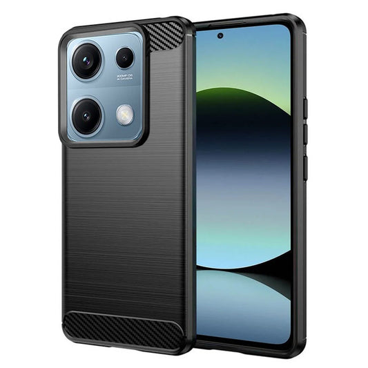 Ovitek za Xiaomi Redmi Note 14S, Techsuit, Karbon, Črn