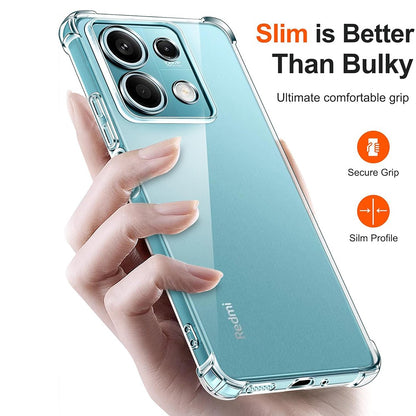 Ovitek za Xiaomi Redmi Note 14S, Techsuit, odporen na udarce, prozoren