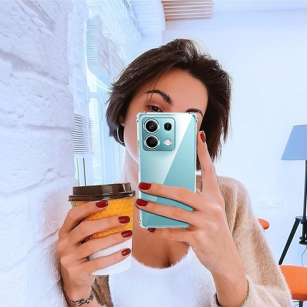 Ovitek za Xiaomi Redmi Note 14S, Techsuit, odporen na udarce, prozoren