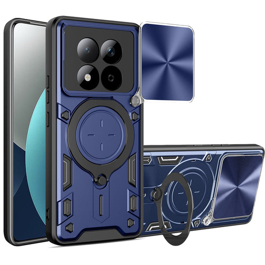 Ovitek za Xiaomi Redmi Note 15 Pro 4G, Techsuit, CamGuard Pro, Modra