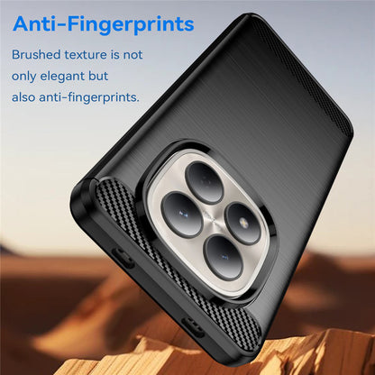 Case for Xiaomi Redmi Note 15 Pro 4G, Techsuit, Carbon, Black