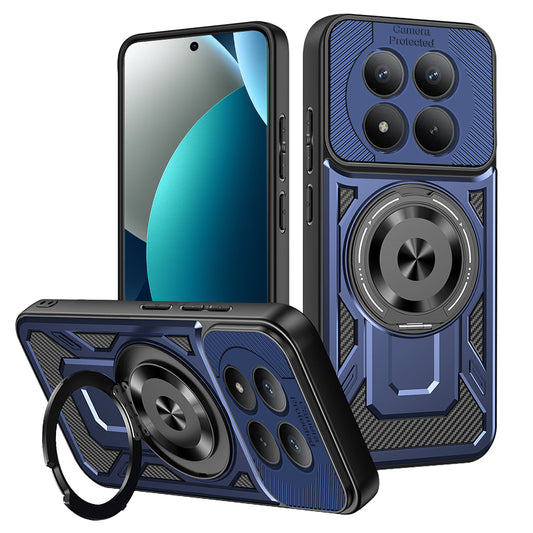 Ovitek za Xiaomi Redmi Note 15 Pro 4G, Techsuit, RuggedCam, Modra