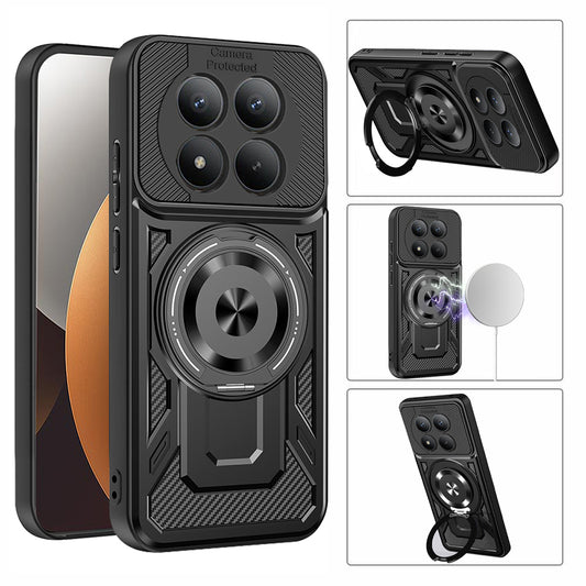 Ovitek za Xiaomi Redmi Note 15 Pro 4G, Techsuit, RuggedCam, Modra