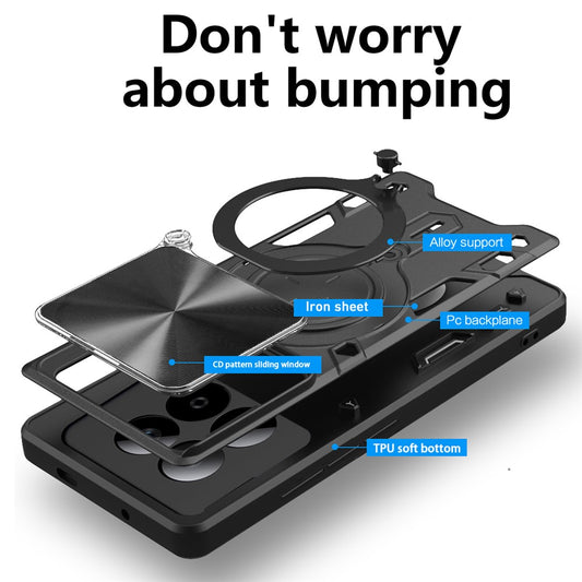 Ovitek za Xiaomi Redmi Note 15 Pro 5G, Techsuit, CamGuard Pro, Modra