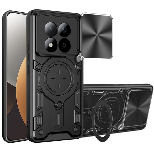 Ovitek za Xiaomi Redmi Note 15 Pro 5G, Techsuit, CamGuard Pro, črn