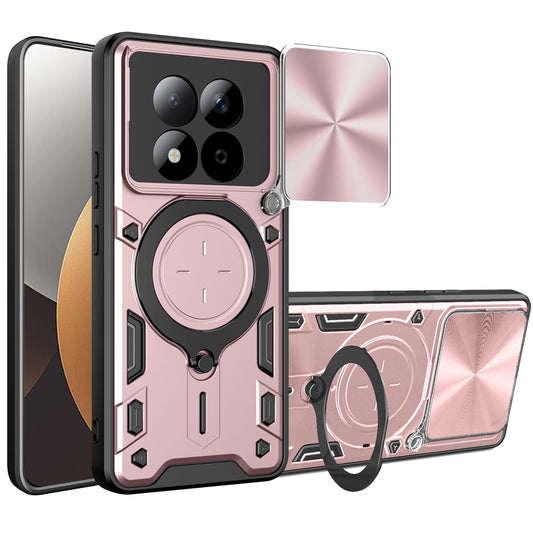 Ovitek za Xiaomi Redmi Note 15 Pro 5G, Techsuit, CamGuard Pro, Zlato Roza