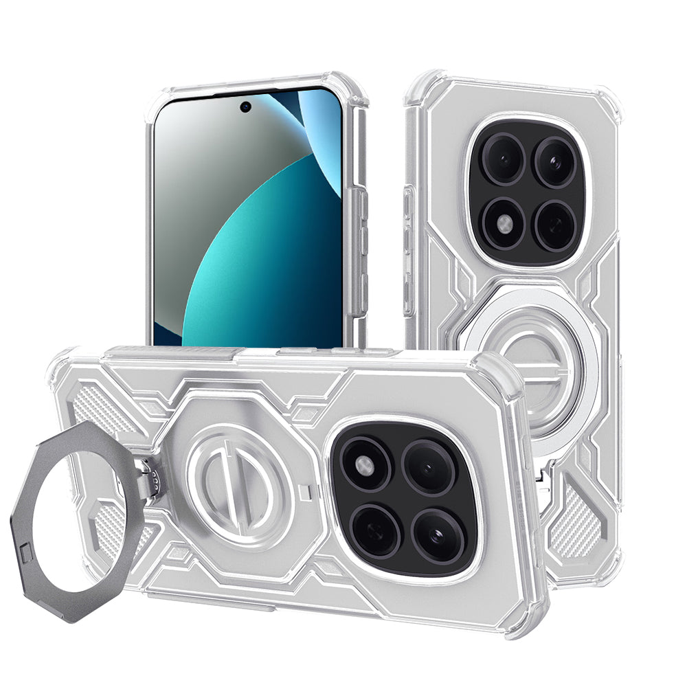 Case for Xiaomi Redmi Note 15 Pro 5G, Techsuit, Carbon Shield Pro, White