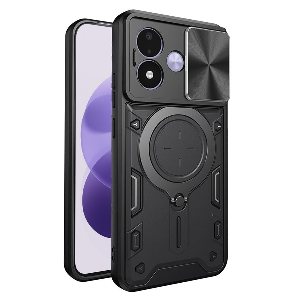 Ovitek za Xiaomi Redmi Note 17 4G / Note 17 5G, Techsuit, CamGuard Pro, črn