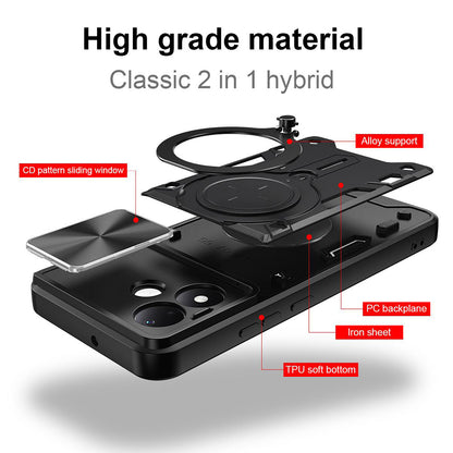 Ovitek za Xiaomi Redmi Note 17 4G / Note 17 5G, Techsuit, CamGuard Pro, črn