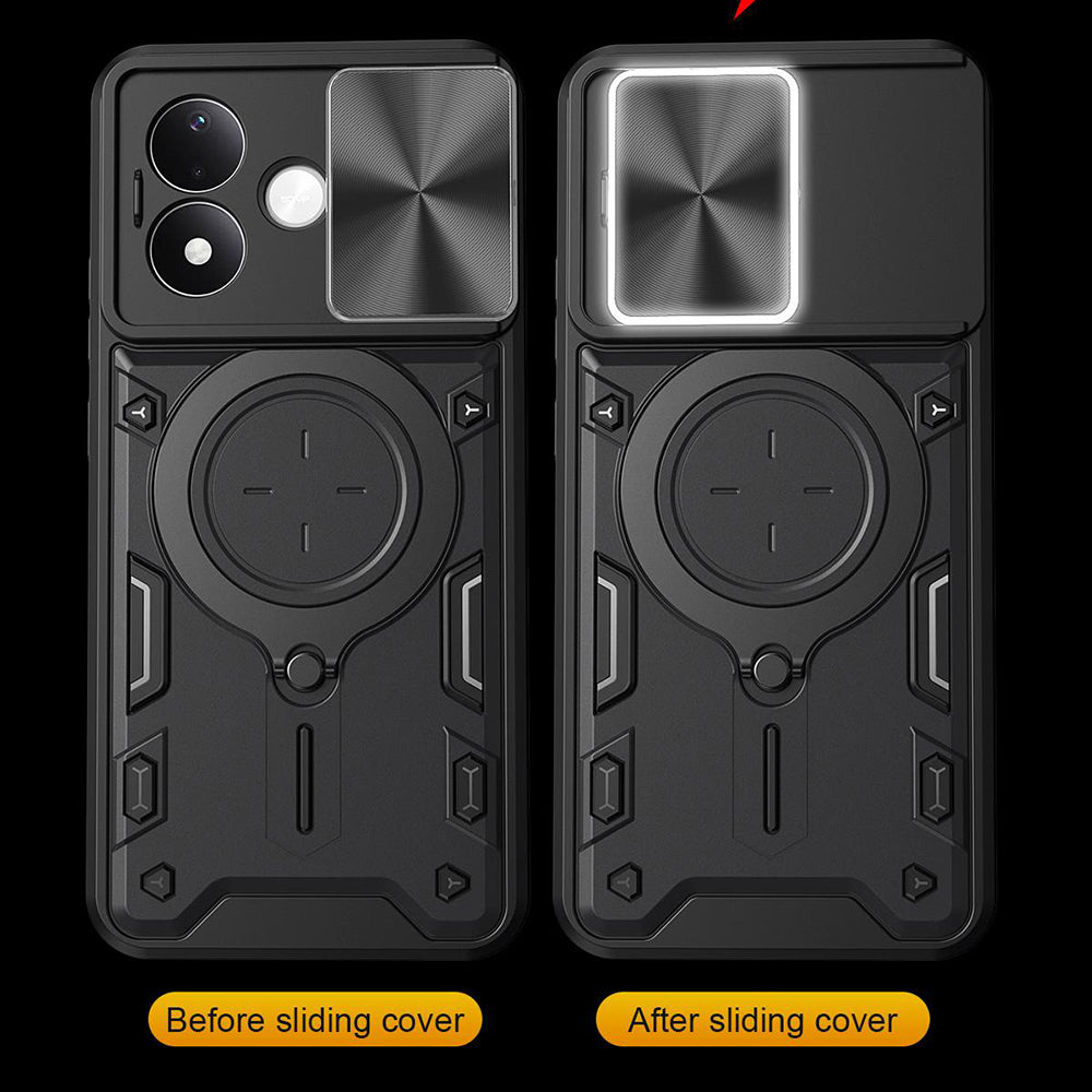 Ovitek za Xiaomi Redmi Note 17 4G / Note 17 5G, Techsuit, CamGuard Pro, črn