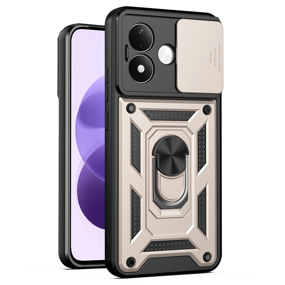 Ovitek za Xiaomi Redmi Note 17 4G / Note 17 5G, Techsuit, CamShield, zlate barve