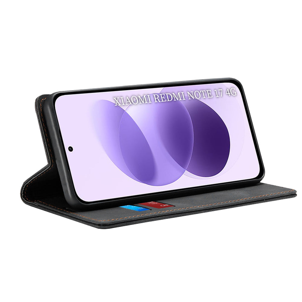 Etui za Xiaomi Redmi Note 17 4G / Note 17 5G, Techsuit, Confy, črn