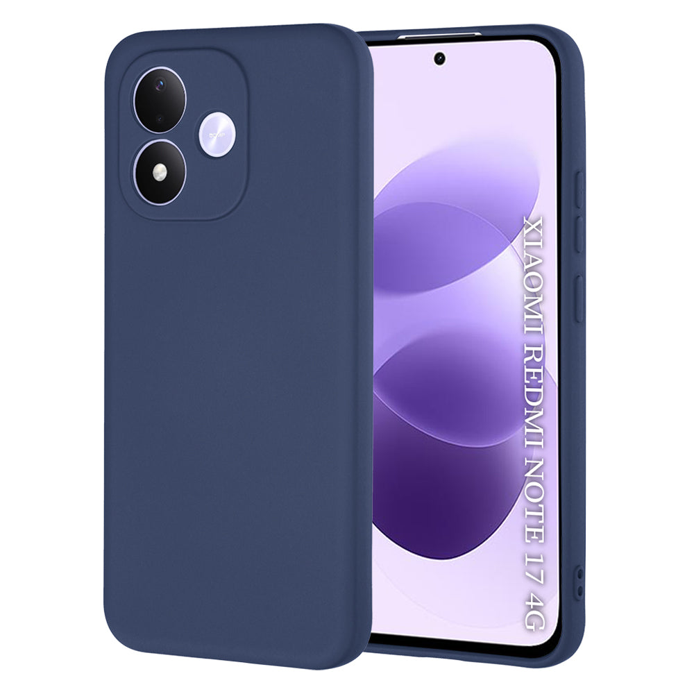Ovitek za Xiaomi Redmi Note 17 4G / Note 17 5G, Techsuit, SoftFlex, temno moder
