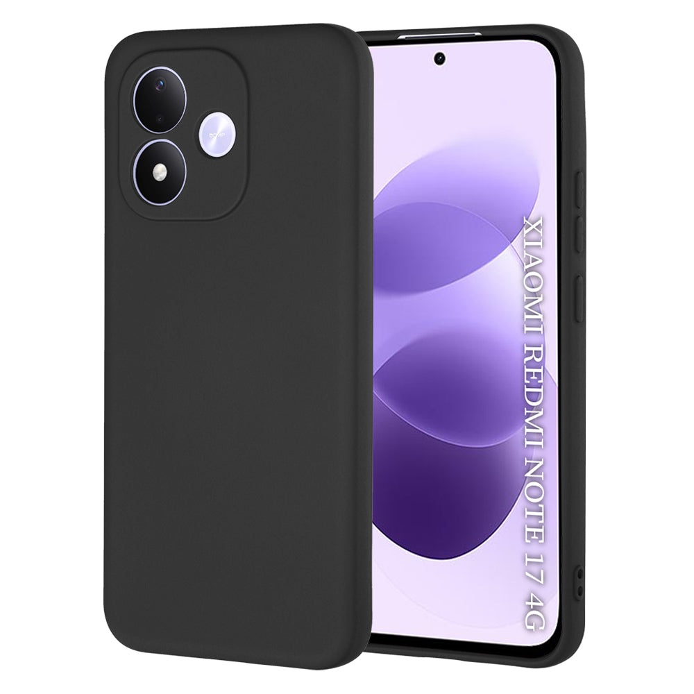 Ovitek za Xiaomi Redmi Note 17 4G / Note 17 5G, Techsuit, SoftFlex, Črn