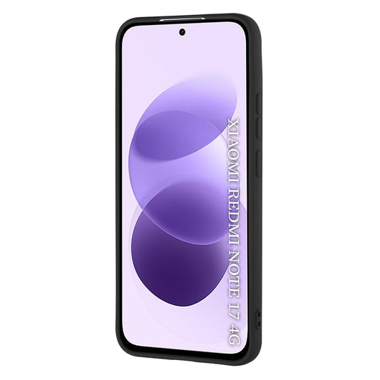 Ovitek za Xiaomi Redmi Note 17 4G / Note 17 5G, Techsuit, SoftFlex, Črn