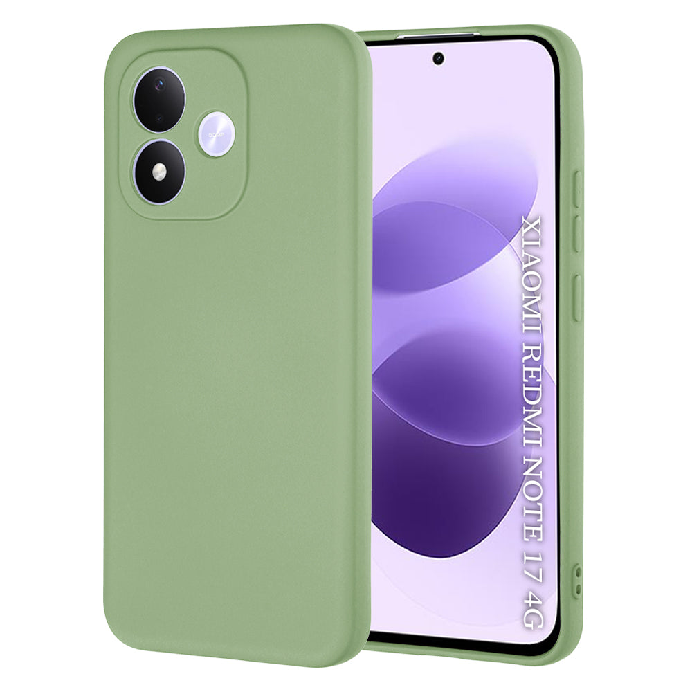 Ovitek za Xiaomi Redmi Note 17 4G / Note 17 5G, Techsuit, SoftFlex, svetlo zelen
