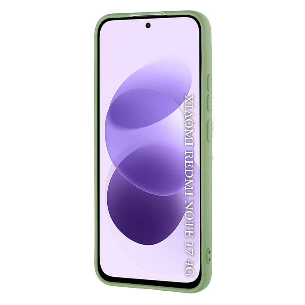 Ovitek za Xiaomi Redmi Note 17 4G / Note 17 5G, Techsuit, SoftFlex, svetlo zelen
