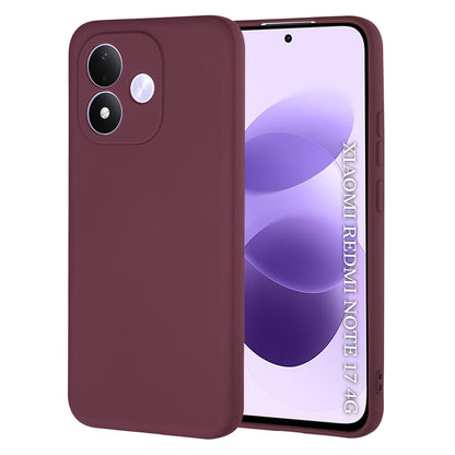Ovitek za Xiaomi Redmi Note 17 4G / Note 17 5G, Techsuit, SoftFlex, bordo
