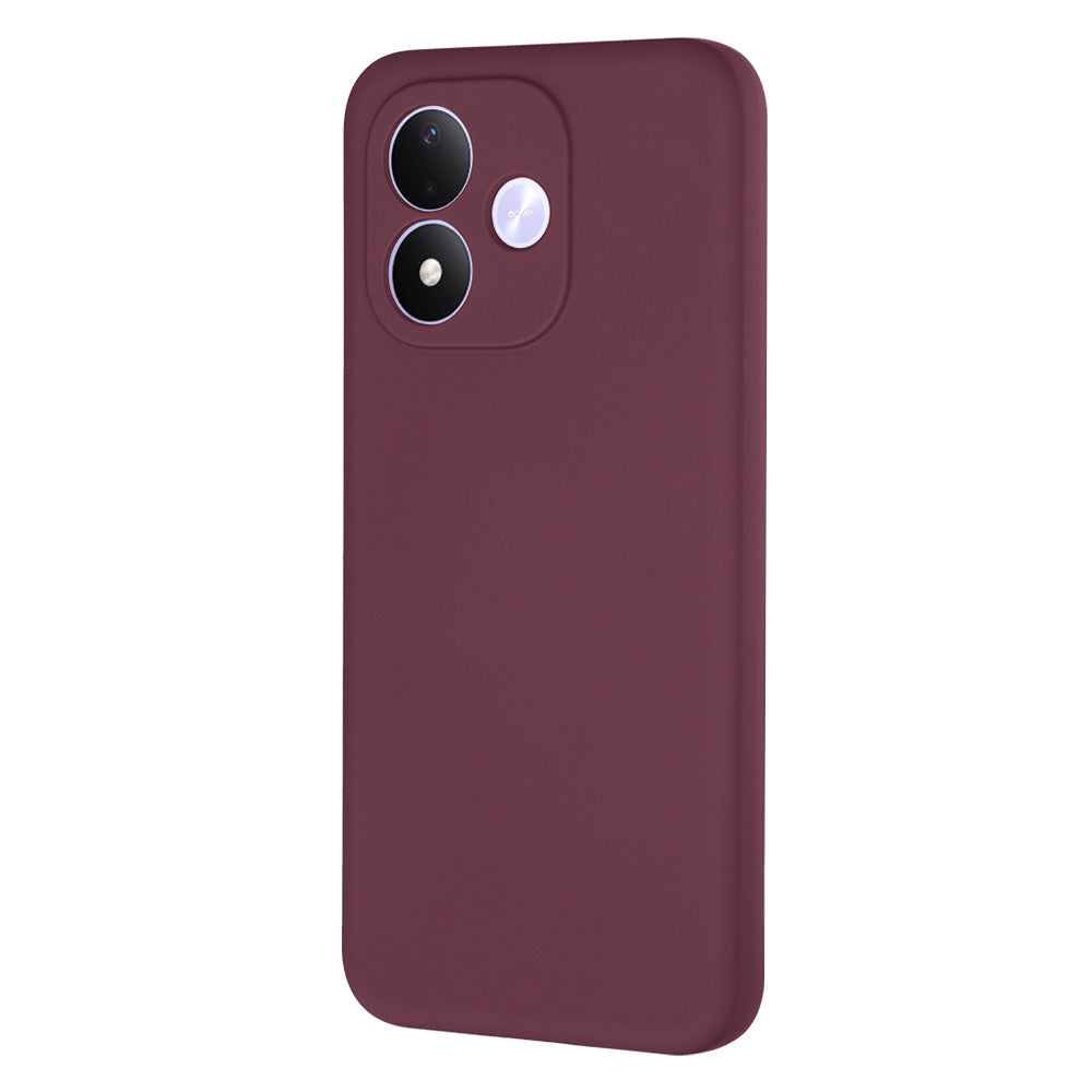 Ovitek za Xiaomi Redmi Note 17 4G / Note 17 5G, Techsuit, SoftFlex, bordo