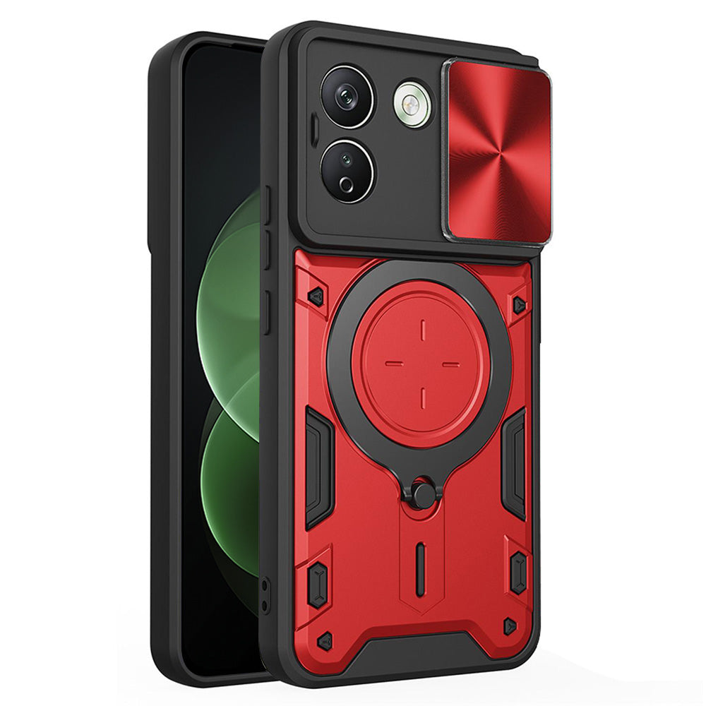 Case for Xiaomi Redmi Note 17 Pro Max, Techsuit, CamGuard Pro, Red