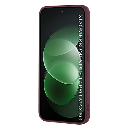 Ovitek za Xiaomi Redmi Note 17 Pro Max, Techsuit, SoftFlex, bordo