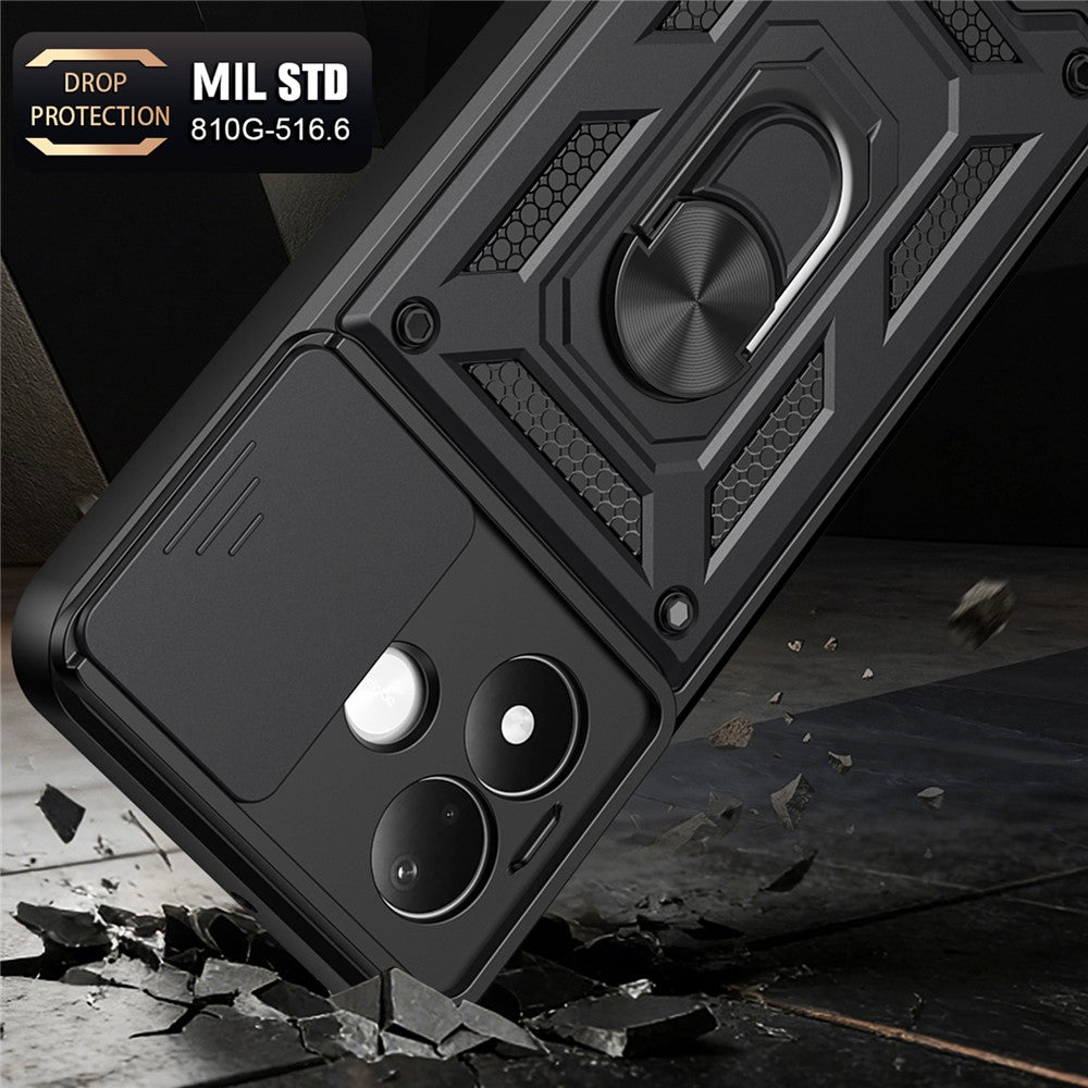 Ovitek za Xiaomi Redmi Note 17 Pro, Techsuit, CamShield, rožnato zlate barve