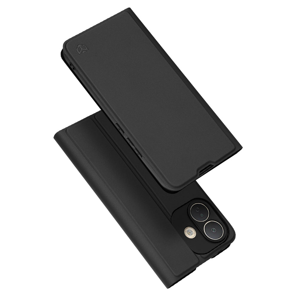 Ovitek za Xiaomi Redmi Note 17 Pro, Techsuit, Magskin Book, Črn