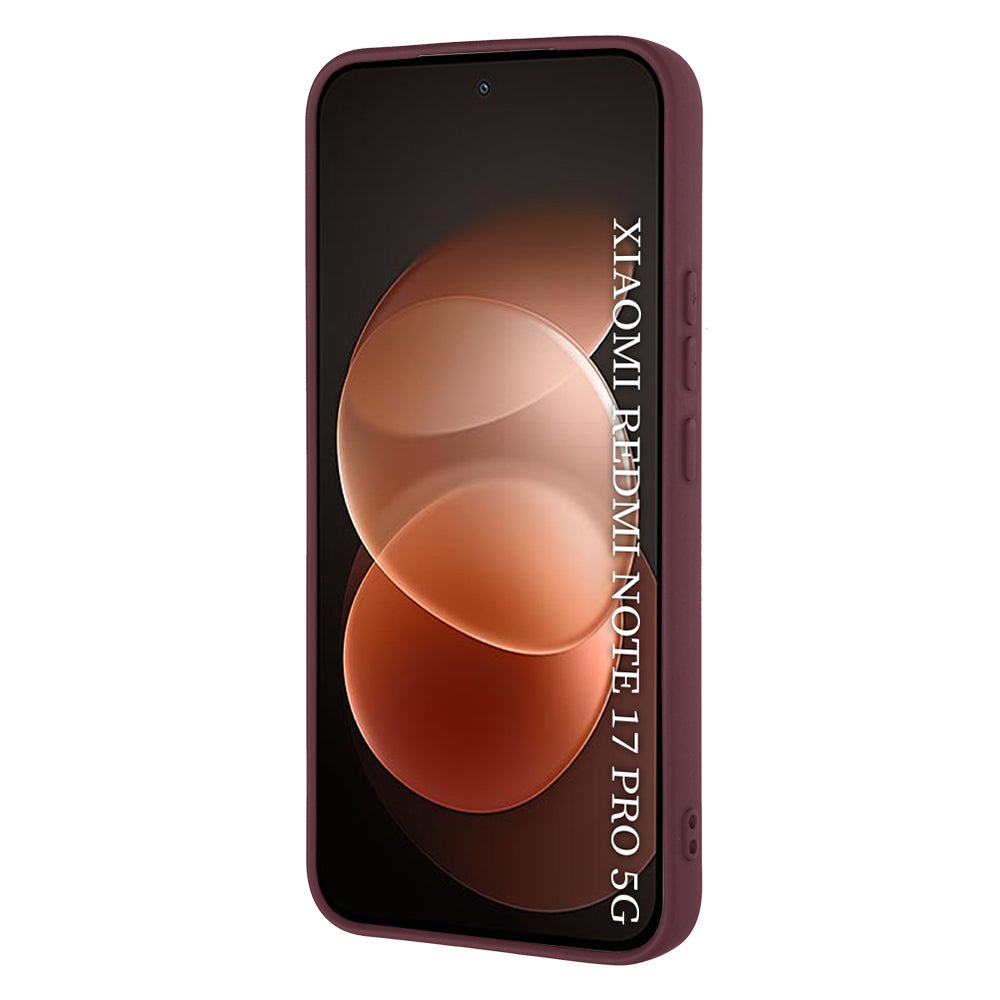 Ovitek za Xiaomi Redmi Note 17 Pro, Techsuit, SoftFlex, bordo